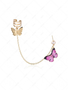 Купить colored butterfly pendant chain ear cuff ( id 468895201 )