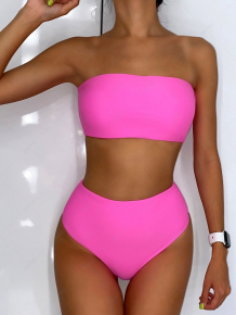 Купить zaful high waisted bandeau bikini set ( id 342513427 )