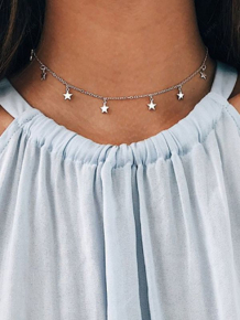 Купить star choker chain necklace ( id 470551602 )