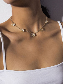 Купить chain butterfly collarbone necklace ( id 470820802 )