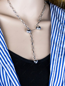 Купить brief chain bead necklace ( id 471050602 )
