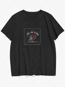 Купить true love is dead red rose graphic t-shirt ( id 473227508 )