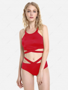 Купить zan.style cross wrap halter bikini set ( id 256887712 )