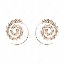 Купить fashion hoop earrings set party jewerly set jewerly gift big hoop earrings women girls wedding party jewelery ( id 274294704 )
