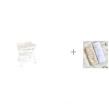 Купить пеленальный столик cam volare с ванночкой и пеленка mjolk солнышки/hello mommy 120х85 см 