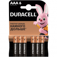 Купить duracell батарейка алкалиновая basic aaa (lr03) 6 шт. 5000394107472