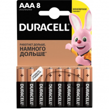 Купить duracell батарейка алкалиновая basic aaa (lr03) 8 шт. 5000394203341