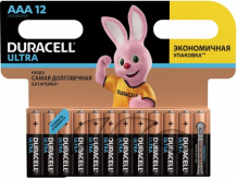 Купить duracell батарейка алкалиновая ultrapower aaа (lr03) 12 шт. 5000394064218