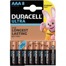 Купить duracell батарейка алкалиновая ultrapower aaа (lr03) 8 шт. 5000394063488