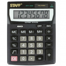 Купить staff калькулятор настольный компактный stf-1808 8 разрядов 250133