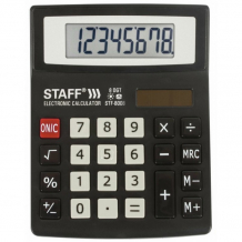 Купить staff калькулятор настольный компактный stf-8008 8 разрядов 250147