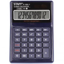 Купить staff калькулятор настольный водонепроницаемый plus dc-3000-12 12 разрядов 250424