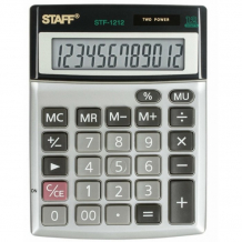 Купить staff калькулятор настольный компактный stf-1212 12 разрядов 250118