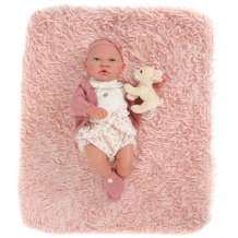 Купить munecas antonio juan кукла реборн младенец фелисидад в розовом 40 см 8119p