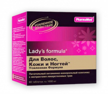 Купить lady's formula таблетки для волос кожи и ногтей усиленная формула 60 шт. ут-00001854