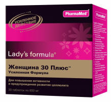 Купить lady's formula таблетки женщина 30+ усиленная формула 30 шт. ут-00002164