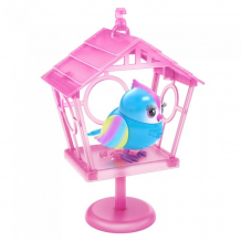 Купить интерактивная игрушка moose птичка в скворечнике little live pets твитти-радуга 26102