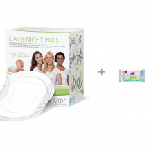 Купить ardo одноразовые прокладки для бюстгальтера day&night pads 30 шт. и влажные салфетки l 20 шт. 