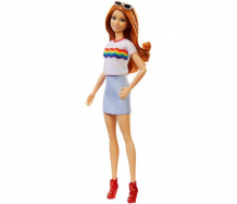 Купить barbie кукла игра с модой рыжеволосая в красных туфлях fxl55