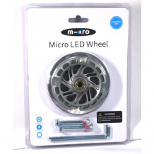 Купить micro колеса светящиеся для самоката mini led 120 мм 2 шт. ac9038b
