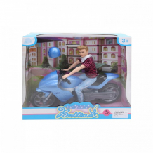 Купить компания друзей кукла-мальчик с шарнирными руками и ногами на мотоцикле jb0700848