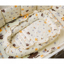 Купить pituso подушка-позиционер со съемным матрасиком в добром лесу кт-116/гн
