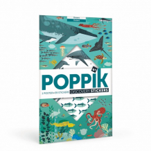 Купить poppik образовательный постер из наклеек океаны dis002
