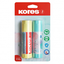 Купить kores клей-карандаш pastel 40 г 2 шт. 1226621
