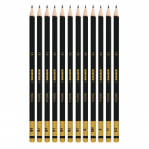 Купить kores набор чернографитных карандашей grafitos заточенные 12 шт. 1153064