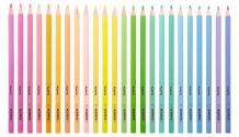 Купить kores карандаши цветные трехгранные 24 цвета 1311708
