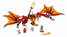 Купить конструктор lego ninjago атака огненного дракона 71753