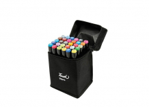 Купить фломастеры touch маркеры для скетчинга двухсторонние 1-6 мм 30 цветов mr-30