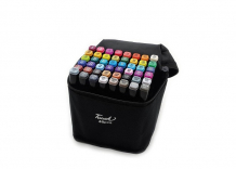 Купить фломастеры touch маркеры для скетчинга двухсторонние 1-6 мм 48 цветов mr-48