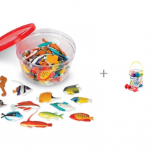 Купить learning resources игровой набор фигурок рыбки и набор пинцетов краб для подготовки руки к письму 