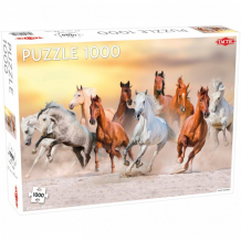 Купить tactic games пазлы табун диких лошадей (1000 элементов) 56754
