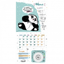 Купить контэнт календарь настенный моноблочный дневник пандыча на 2022 год 1383766