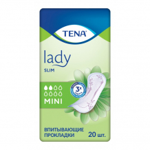 Купить tena урологические прокладки lady slim mini 20 шт. 76037800