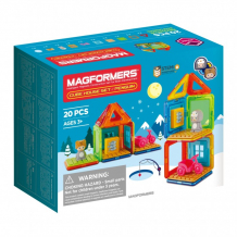 Купить конструктор magformers магнитный cube house penguin (20 деталей) 705018