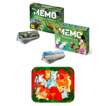 Купить тебе-игрушка игровой набор мемо удивительные животные + мемо пернатый мир + зоопазл лесные жители 7207+7952+8109