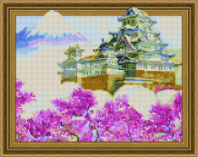 Купить paintboy алмазная картина на подрамнике пагода сакура 50х40 см tsgj1267