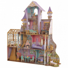 Купить kidkraft кукольный домик зачарованный замок с мебелью (25 предметов) 10153_ke