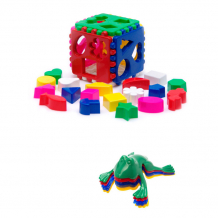 Купить развивающая игрушка тебе-игрушка набор кубик логический большой + команда ква №1 40-0010+12011