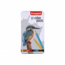 Купить bruynzeel набор цветных карандашей kingfisher 12 цветов в металлической упаковке 60312901