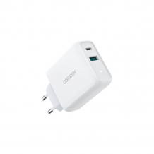 Купить ugreen сетевое зарядное устройство usb a + usb c 36w wall charger 60468 60468