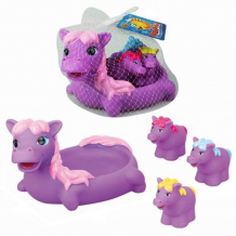 Купить наша игрушка набор игрушек для купания лошадки 4 шт. m7339-23
