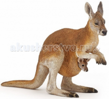 Купить papo игровая реалистичная фигурка кенгуру с детенышем 50188