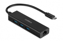 Купить rombica разветвитель usb type-c hub lan tc-00200