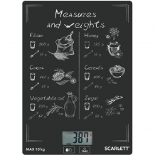 Купить scarlett весы кухонные электронные ks57p64 до 10 кг ks57p64