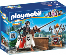 Купить конструктор playmobil супер4: рыцарь райпан стражник черного барона 6696pm