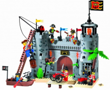 Купить конструктор enlighten brick пиратская крепость 310 (362 элемента) г28680